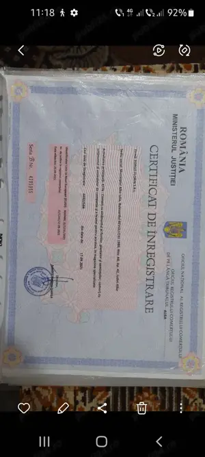 Vinzare societate comerciala