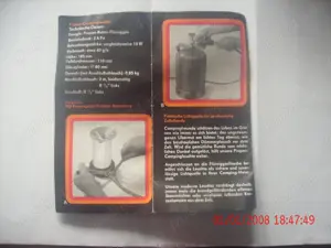 Sistem Butelie Gaz, Arzator si Lumina Camping. - imagine 3