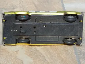 Jucarie masina politie tabla veche pt reconditionare piese fab China - imagine 5