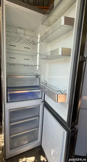 Combina frigorifica Grundig no frost, inox, A+, 400l - imagine 2