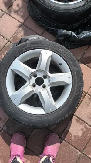 Anvelope Hankook vara 195 55 r16 cu jante aluminiu  - imagine 5