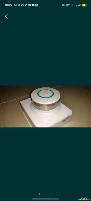 Detector de fum wireless conectat internet prin wifi