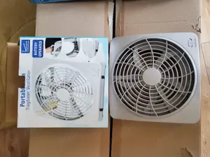 Ventilator puternic de camera, auto sau portabil 12V sau baterii - imagine 2