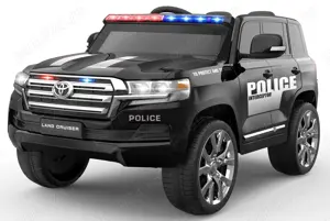 Masinuta electrica de politie, Toyota Land Cruiser 4x4, 12V 