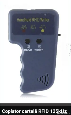 Copiator Cartelă RFID 125kHz plus 20 taguri