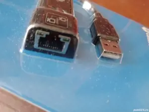 Cablu adaptor USB 2.0 cu mufă mama de internet 