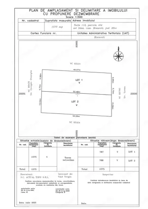 Teren intravilan 1.575 mp - Brănești, Sat Islaz, Str. Caragea Gheorghe