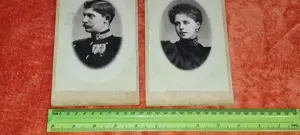 2 Fotografii- REGELE Ferdinand 1 - Regina Maria  - imagine 4