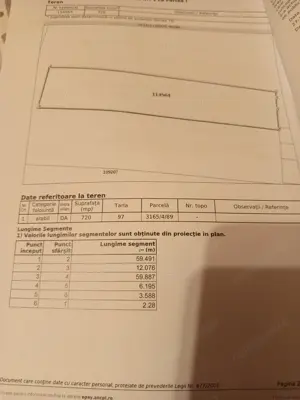 Teren de Vânzare   720 mp. Ideal pentru construcție! - imagine 2