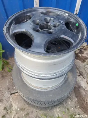 Vand 4 jante aluminiu originale Mercedes, R16 - imagine 3