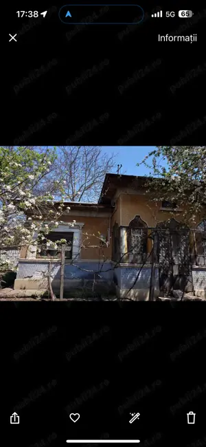 Vând teren și casă bătrânească Adunatii Copaceni - Giurgiu