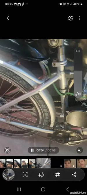 Bicicleta cu motor 49 cp