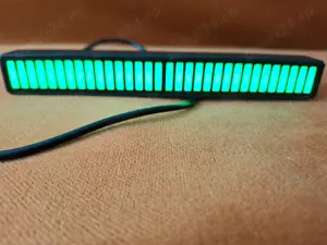 Bara cu 32 leduri, lumina ambientala, USB-C, 18 moduri de iluminare, 181x16x18 mm, negru - imagine 3