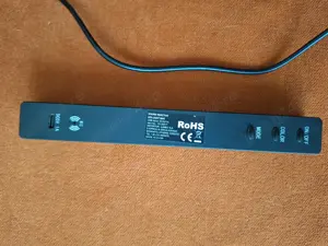 Bara cu 32 leduri, lumina ambientala, USB-C, 18 moduri de iluminare, 181x16x18 mm, negru - imagine 5