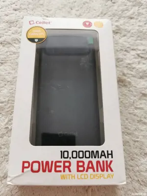 Vand baterie externa Power bank 10.000 AH LCD displaynoua - imagine 2