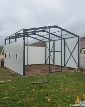 vând hală metalică de pe stoc  - imagine 2