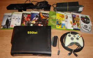 XBox 360 + Kinect si 11 Jocuri