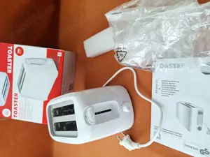 Prajitor pentru felii de paine, toaster, NOU - imagine 3