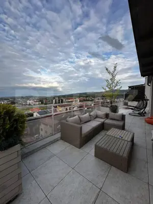 Apartament tip penthouse, 210 mp, 260 mp terasa, 2 garaje, Buna Ziua - imagine 14