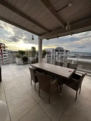 Apartament tip penthouse, 210 mp, 260 mp terasa, 2 garaje, Buna Ziua - imagine 11