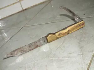 Vintage!!! Briceag cu plásele corn pentru colectionari nr.1