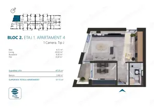 Apartament 1 cameră | Torontalului - METRO 2 - imagine 4