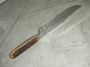 Briceag vintage cu plásele din corn pentru colectionari nr.7