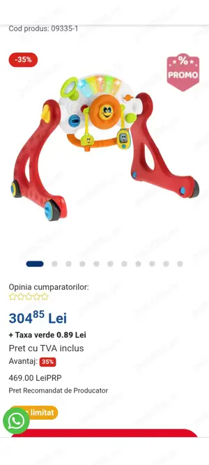 Jucarie Chicco Antemergator Transformabil 4 in 1 - imagine 4