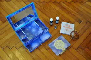 Ceas Quartz cu curea de piele in caseta cu accesorii - imagine 4