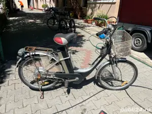 bicicleta asistata electric schimb cu sanie - imagine 3