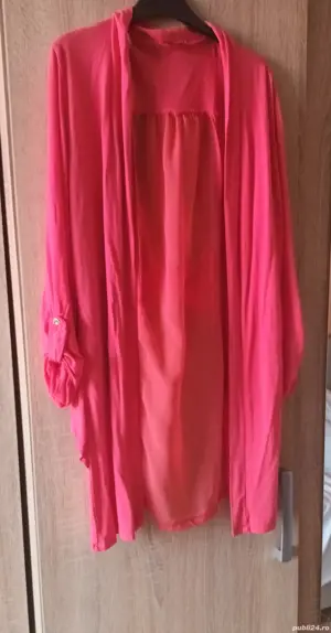 blazer superb cu funta culoare placuta piersica - imagine 4