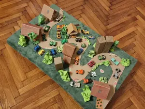 Colectie 24 masinute Kinder si orasel hand made - imagine 2