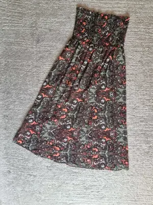 Rochita lunga din voal, rochie Mango XL