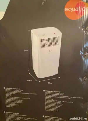 2 aparate de aer condiționat portabil Equation WAP 02EA20   7.000 BTU - imagine 2