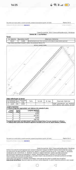 Teren extravilan arabil 