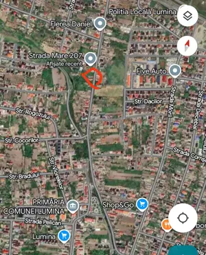 Teren Lumina, 3000 mp, intravilan, zona Primărie 