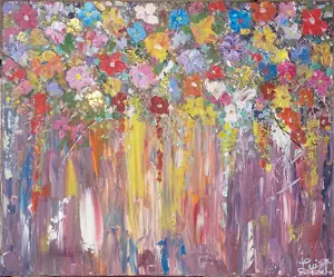 Pictura "Flori curgătoare"