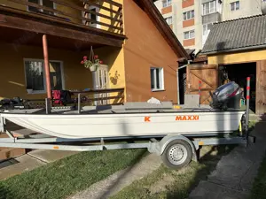 Barca K Maxxi bass boat cu motor si peridoc - imagine 4