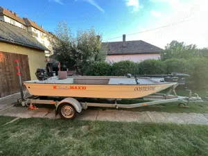Barca K Maxxi bass boat cu motor si peridoc - imagine 5