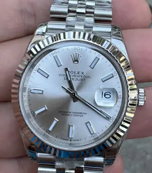 Rolex Datejust 41 mm Jubilee 904L Cadran ARGINTIU VSF 3235 72h Rezerva