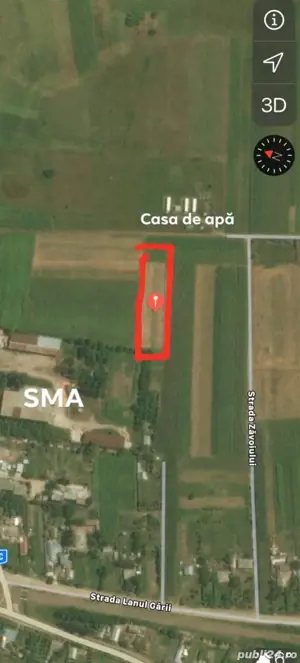 Pamant intravilan - loc de casa oras Liteni - imagine 3