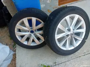8 jante VW, aliaj - iarna/vară (se vând și separat) - imagine 3