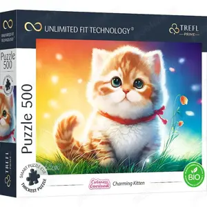 Puzzle Trefl Prime UFT - Cuteness overload, Pisicuta fermecatoare, 500 piese