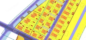 Teren intravilan de 543 mp cu PUZ constructie duplex in Cristian