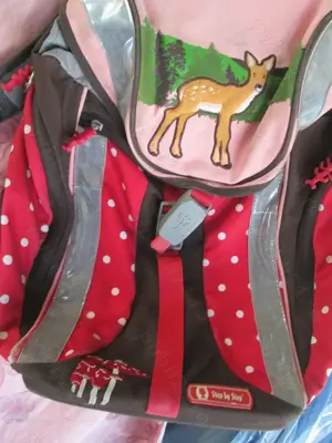 ghiozdan colorat Step by step 