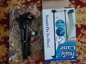 Baston pliabil și reglabil cu bază mare de susținere 