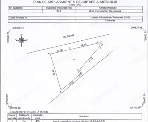 Teren de vânzare 473 mp – Tomis III, City Mall