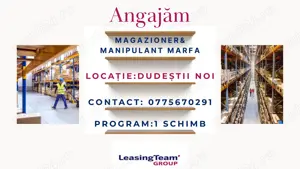 Magazioneri & manipulanti marfa -1 schimb