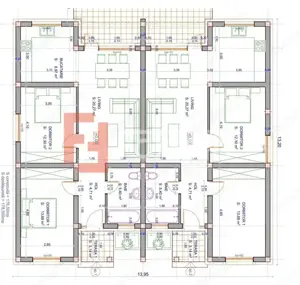 Duplex Mosnita cu 3 camere si teren de 300 mp - zona Noul Lidl - imagine 3