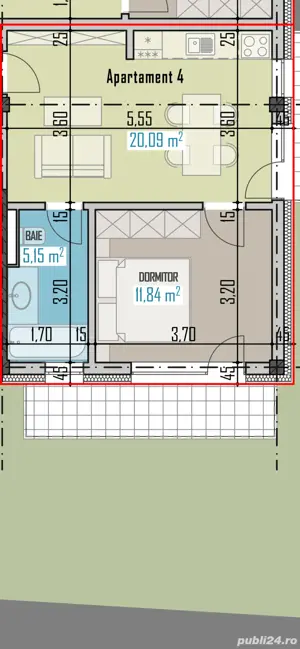   apartament 2 camere Cluj super pret  - imagine 3